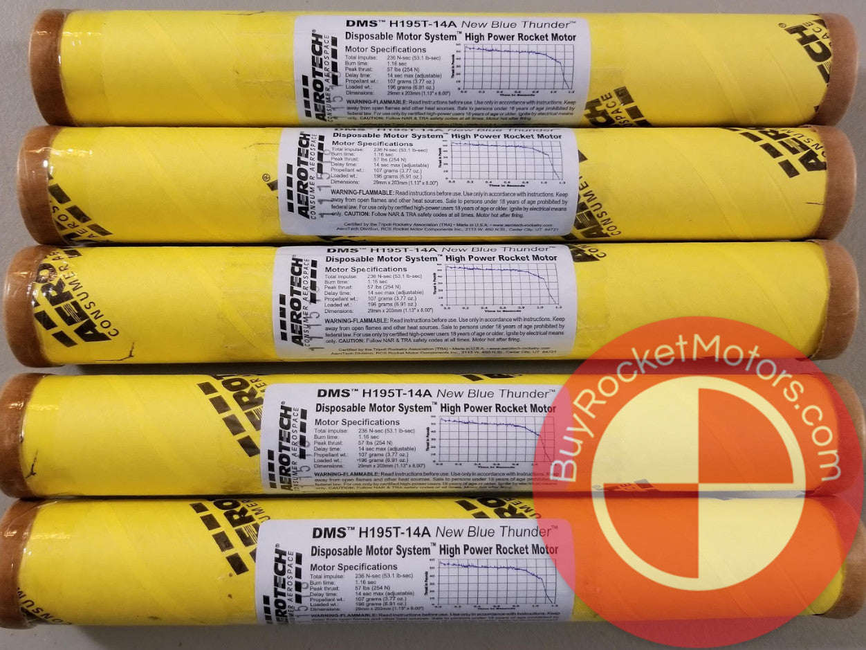 Aerotech H195-14A New Blue Thunder 29 mm - DMS