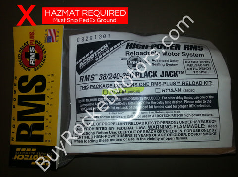 Aerotech H73J-10A Black Jack