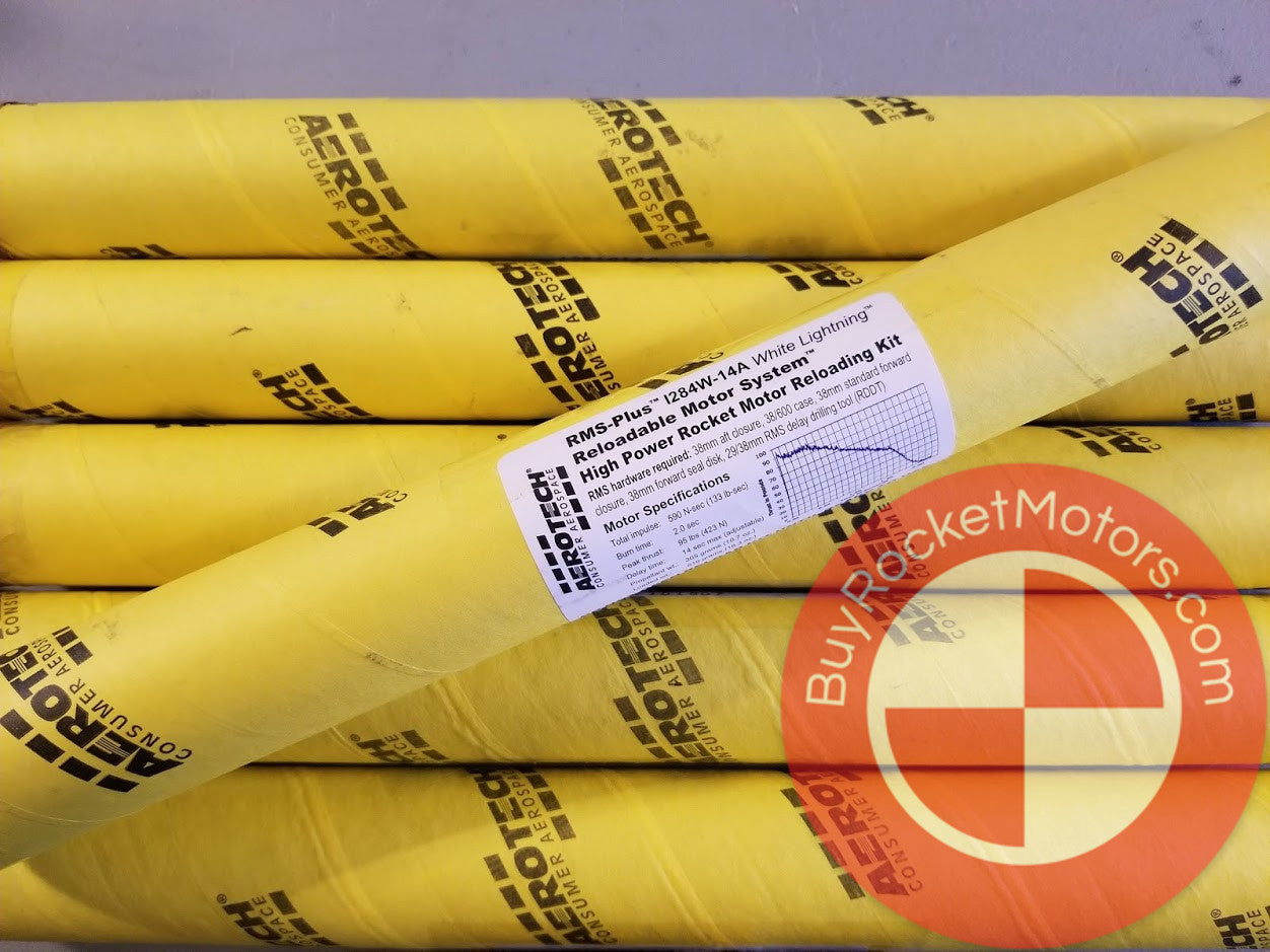 Aerotech I284W-14A 38mm RMS-Plus White Lightning