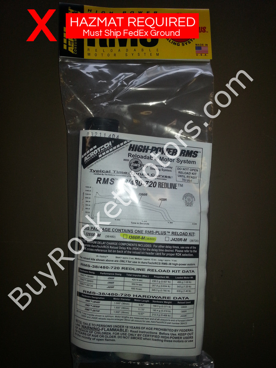 Aerotech I366R-14A Redline