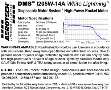 Aerotech I205-14A White Lightning - DMS
