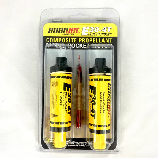 EnerJet by Aerotech E30 Blue Thunder 24 mm - Single Use - 2 Pack
