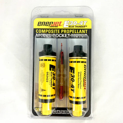 EnerJet by Aerotech E30 Blue Thunder 24 mm - Single Use - 2 Pack