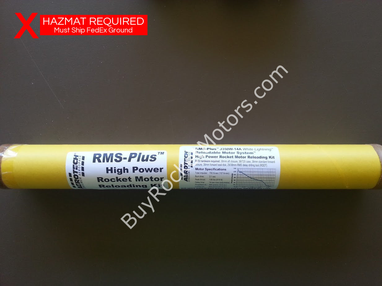 Aerotech J350W-14A 38mm RMS-Plus White Lightning