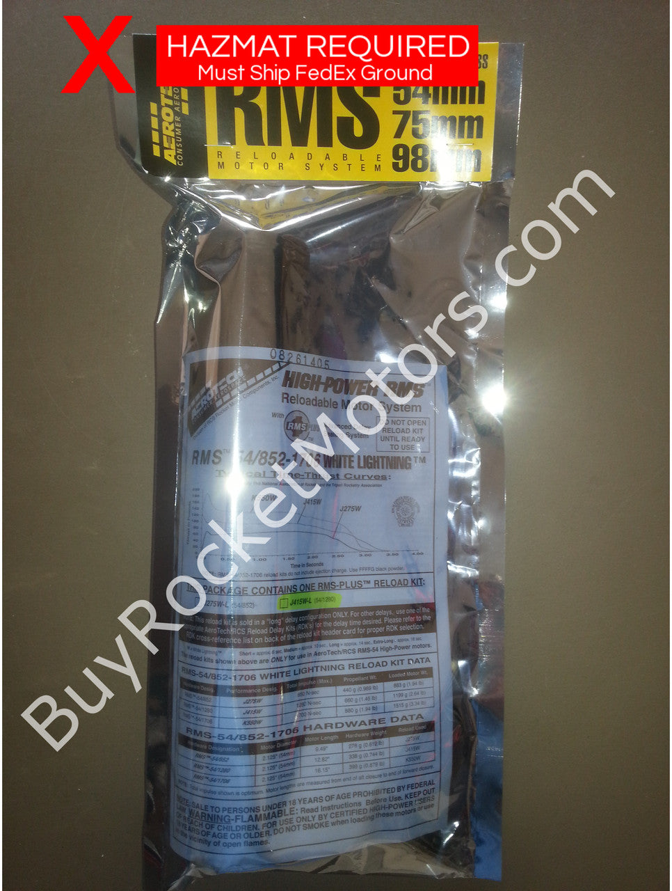 Aerotech J415W-14A White Lightning