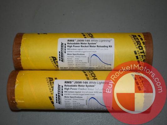 Aerotech J90W-14A White Lightning