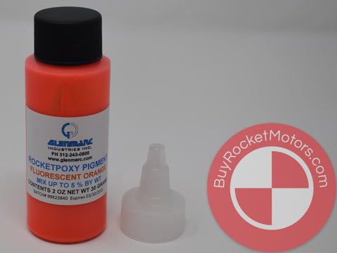 RocketPoxy Pigment - Fluorescent Orange - 2 oz