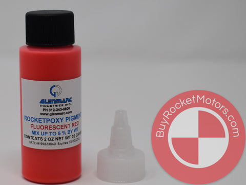 RocketPoxy Pigment - Fluorescent Red - 2 oz