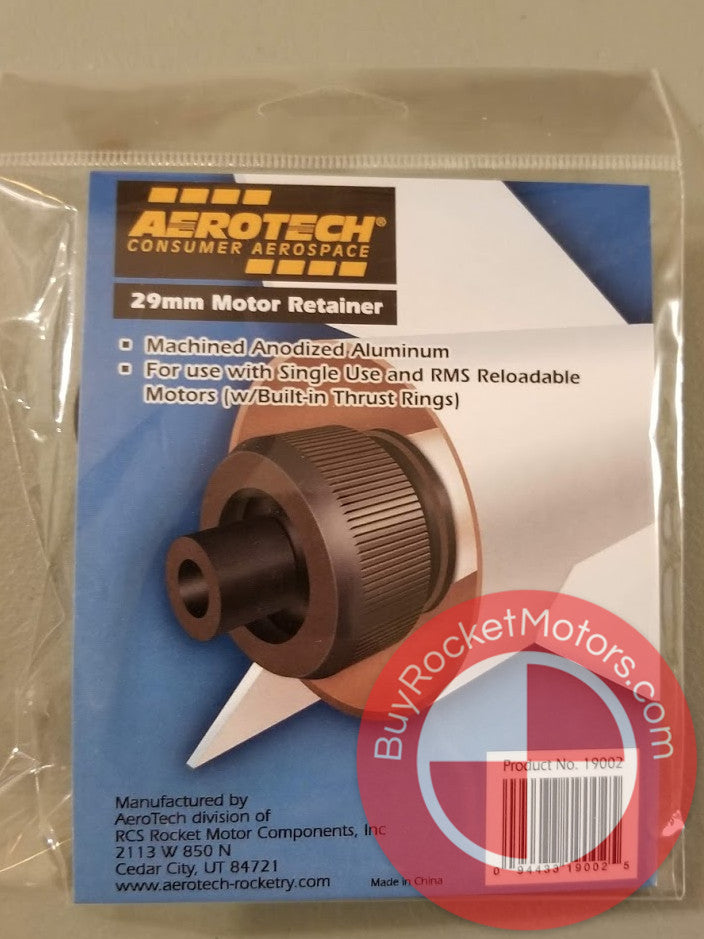 Aerotech 29mm Anodized Aluminum Motor Retainer